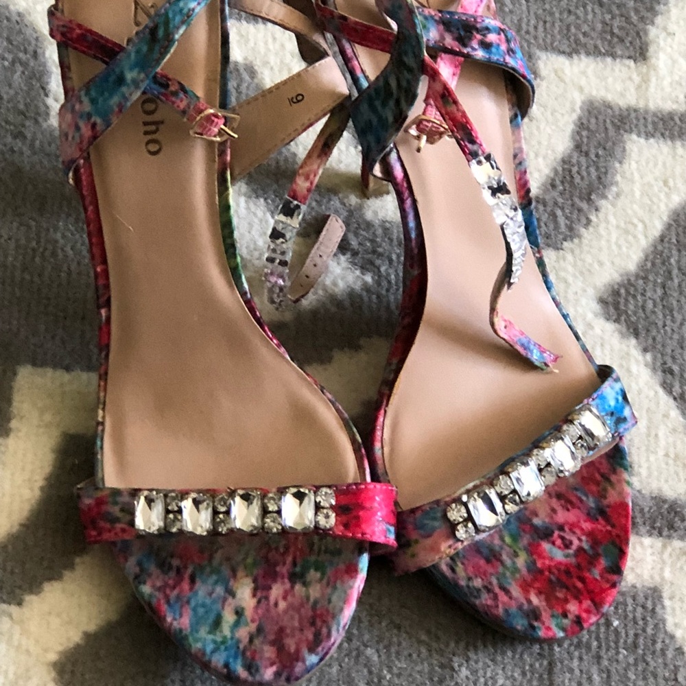 Cute strappy heels